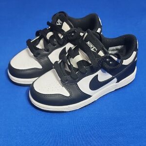 Nike Kids Black and White Dunks Low